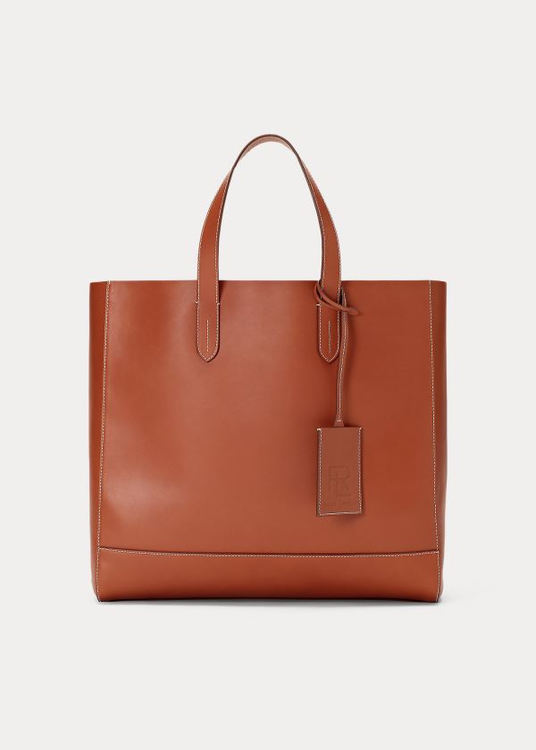 Ralph Lauren Calfskin Tote Bag Herre Danmark (OBIRX7156)